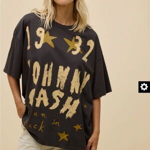 Daydreamer Johnny Cash Doodle OS Tee